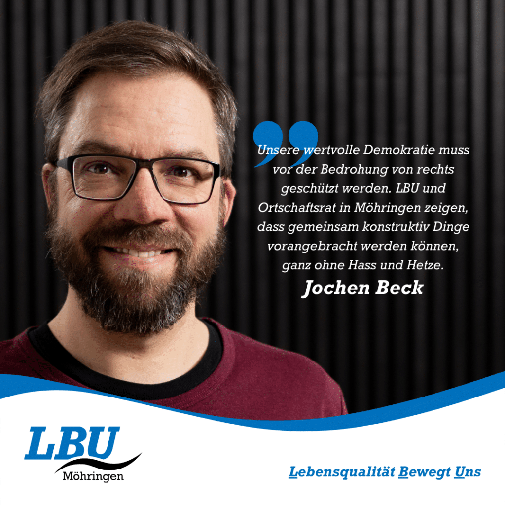 Kandidat für LBU Möhringen Jochen Beck