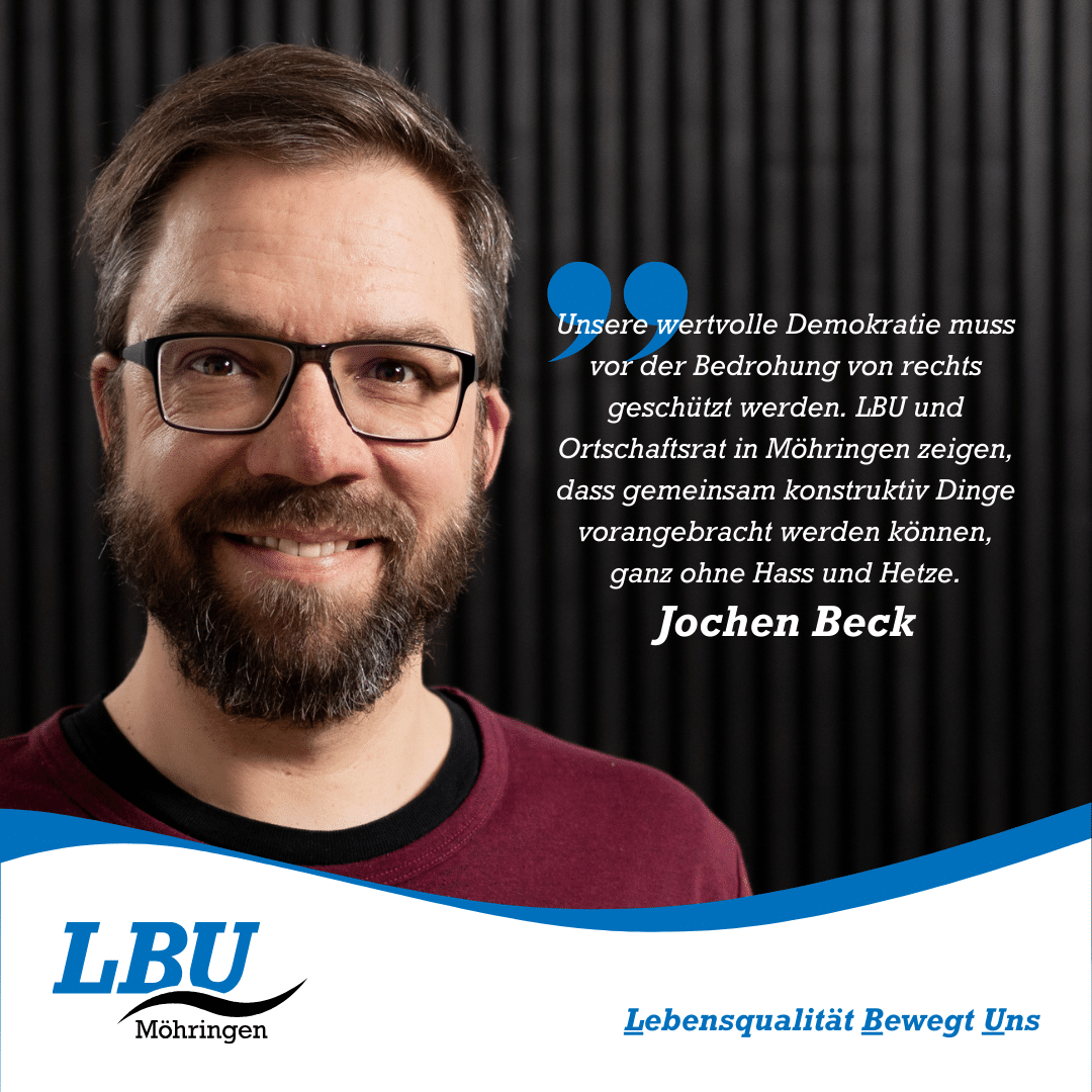 Kandidat für LBU Möhringen Jochen Beck
