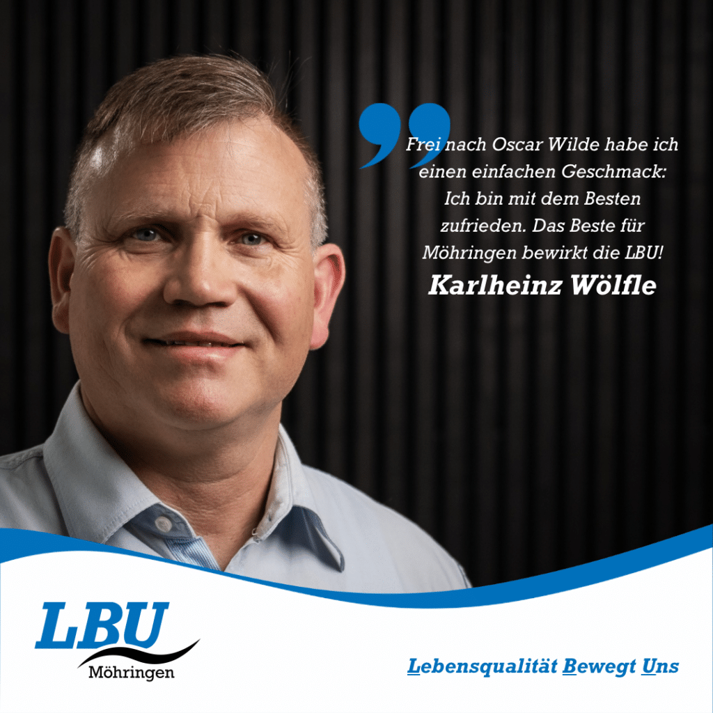 Karlheinz Wölfe LBU Möhringen Kandidat