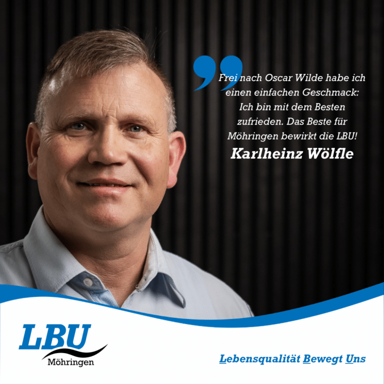 Karlheinz Wölfe LBU Möhringen Kandidat